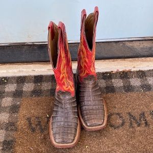 Chocolate Gator Boots